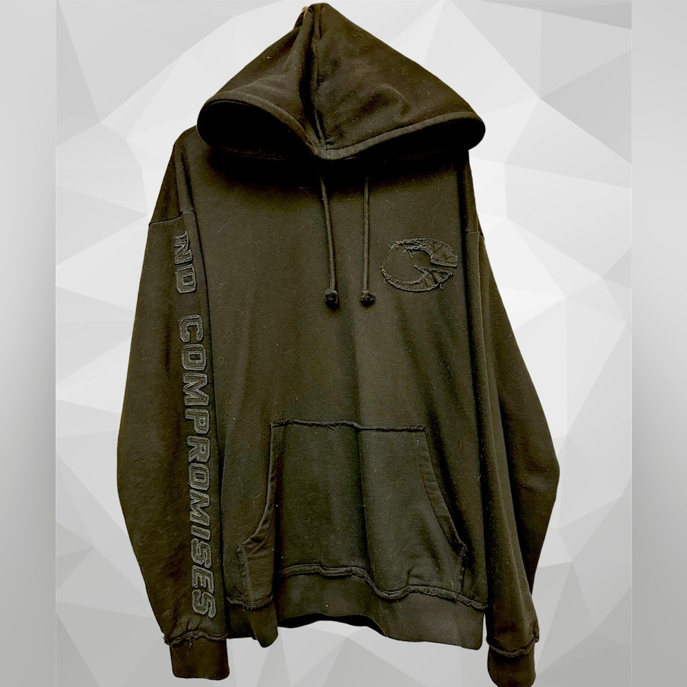 GASP Distressed Hoodie Size L